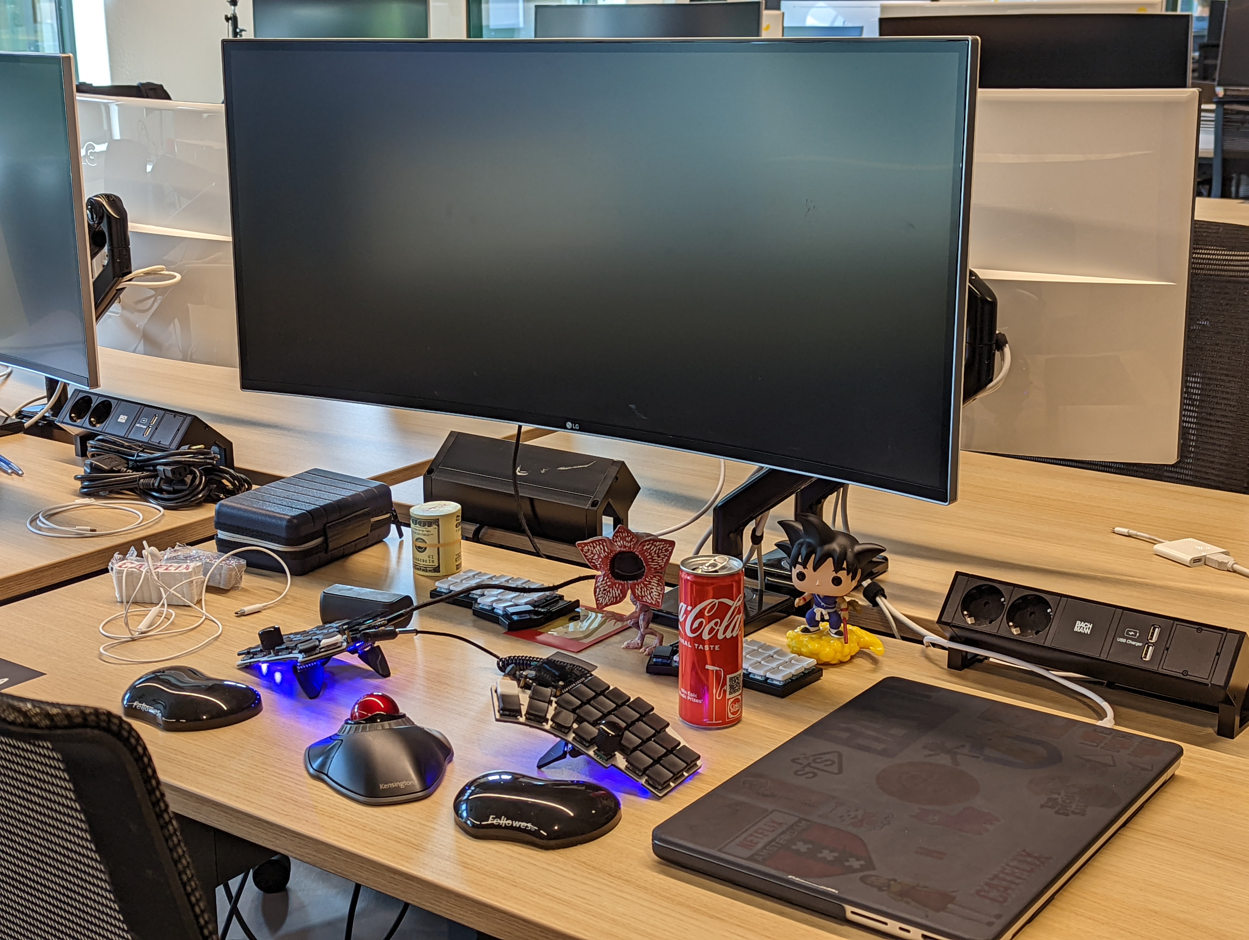 My table at the Netflix Amsterdam office in 2022.