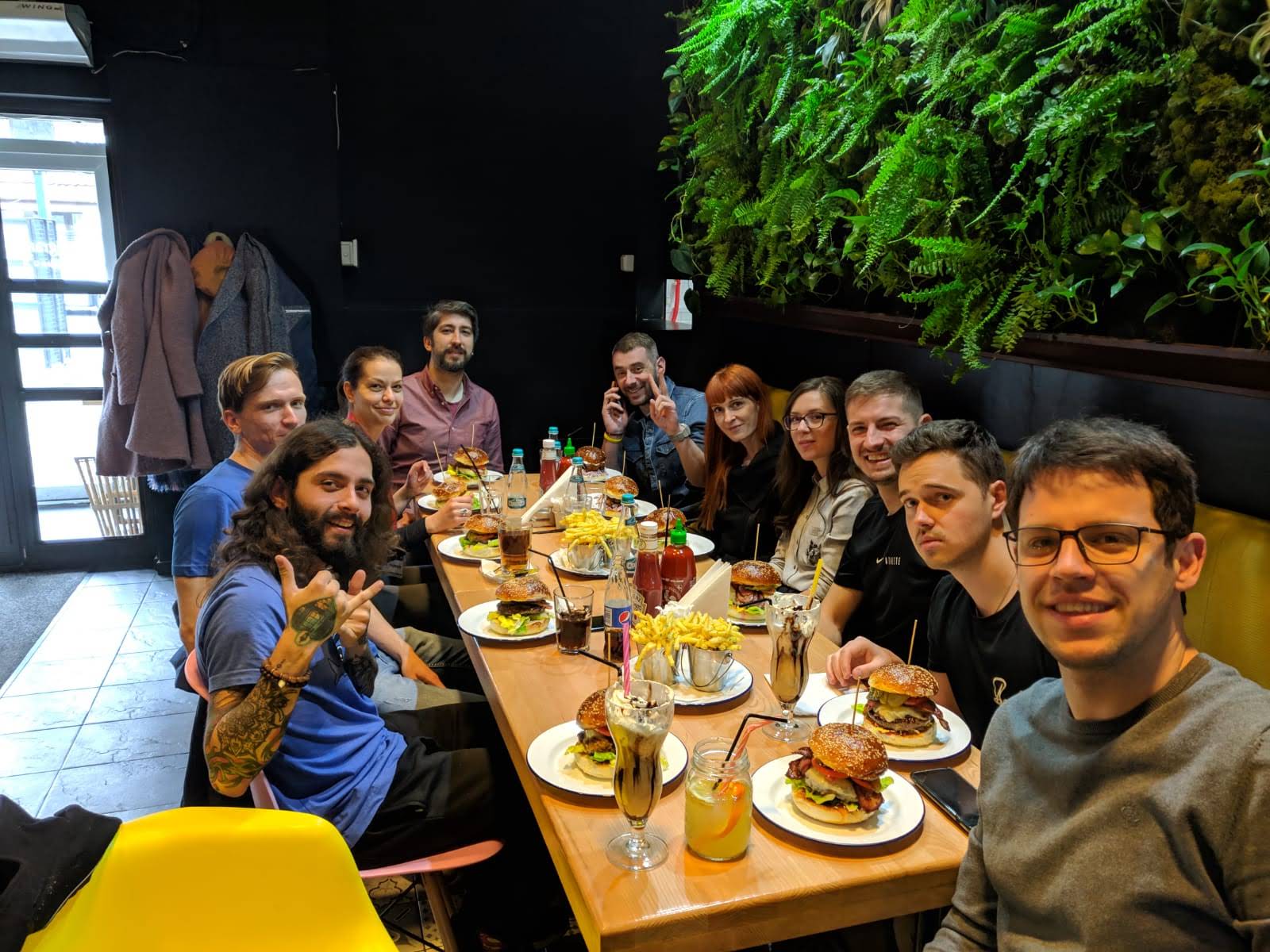 The Payments team back in 2019, when we went to Iasi in Romania for a team offsite. Jevgeni is taking the picture.